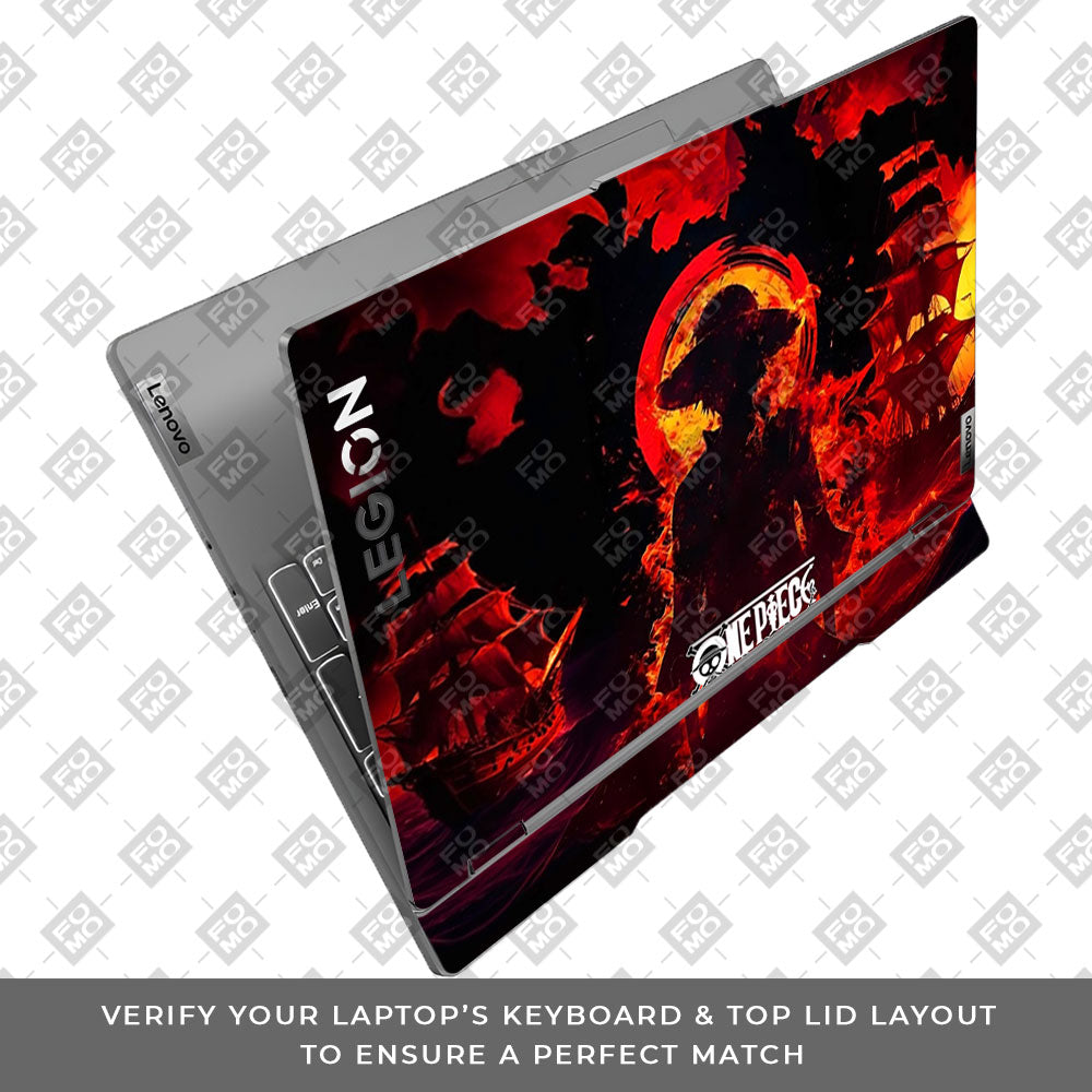 Luffy's Burning Tide Lenovo Legion 5 15IRX9 Laptop Skin