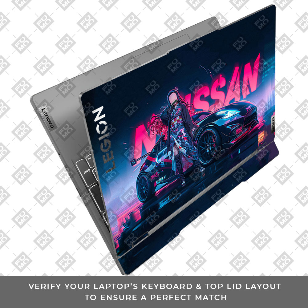 Neon Bloom Nezuko Racer Lenovo Legion 5 15IRX9 Laptop Skin