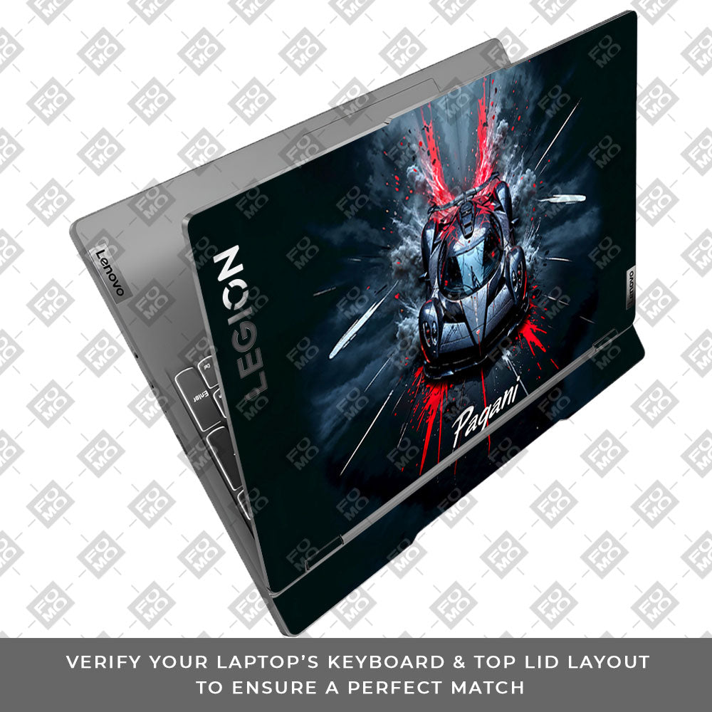 Pagani Midnight Impact Lenovo Legion 5 15IRX9 Laptop Skin