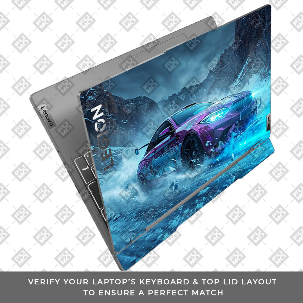 BMW Neon Drift Lenovo Legion 5 15IRX9 Laptop Skin