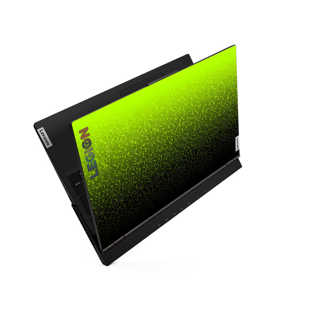 Lime Yellow to Black Gradient Lenovo Legion 5 15ARH05 Laptop Skin