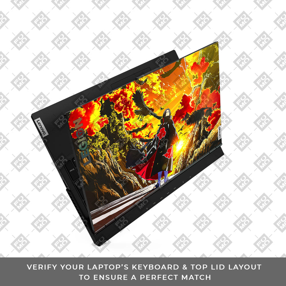 Itachi with Flock of Crows Lenovo Legion 5 15ARH05 Laptop Skin