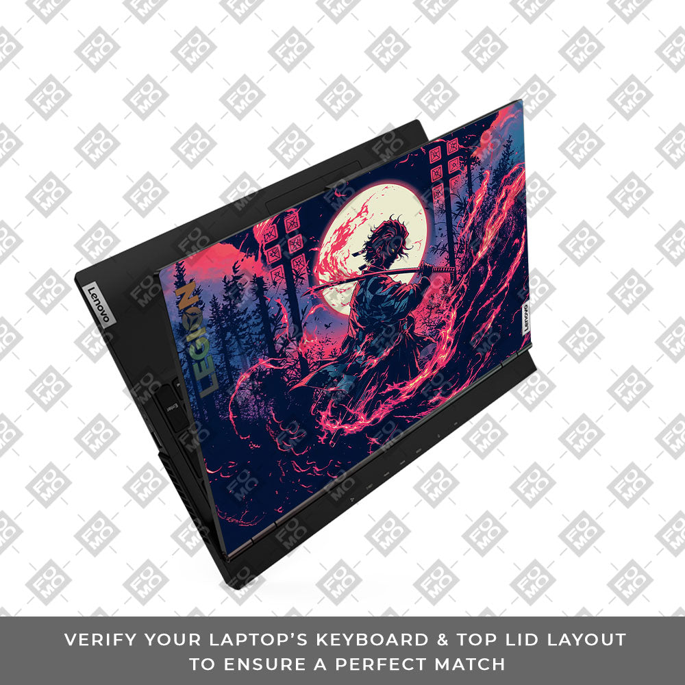 Tanjiro's Flame of Ember Lenovo Legion 5 15ARH05 Laptop Skin