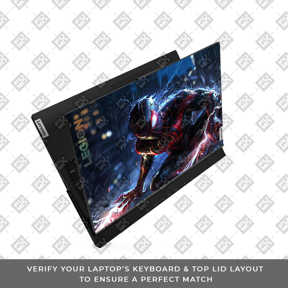 Miles Morales Shockwave Lenovo Legion 5 15ARH05 Laptop Skin