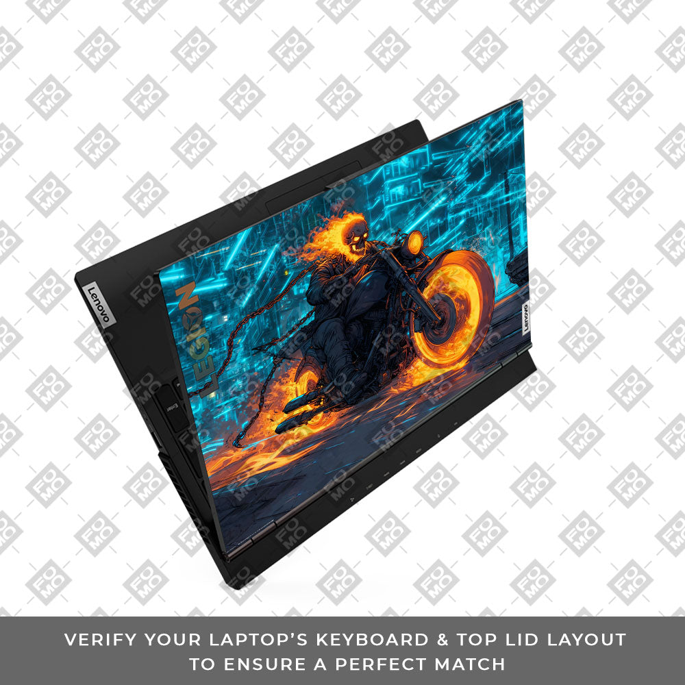 Hellfire Rider Lenovo Legion 5 15ARH05 Laptop Skin