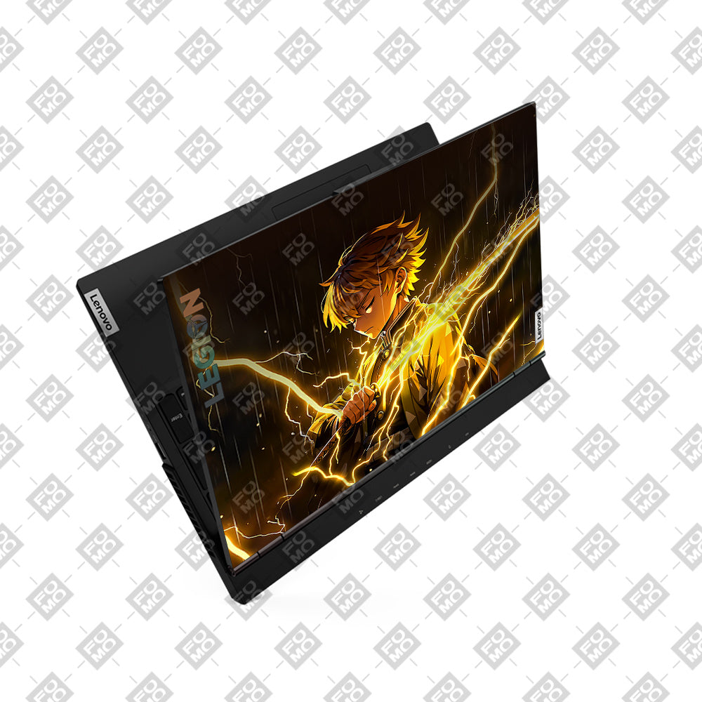 Thunder Soul Lightning Zenitsu Lenovo Legion 5 15ARH05 3D Laptop Skin