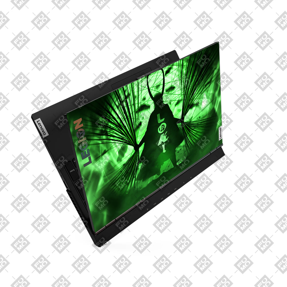 Loki's Green Aura Lenovo Legion 5 15ARH05 Laptop Skin