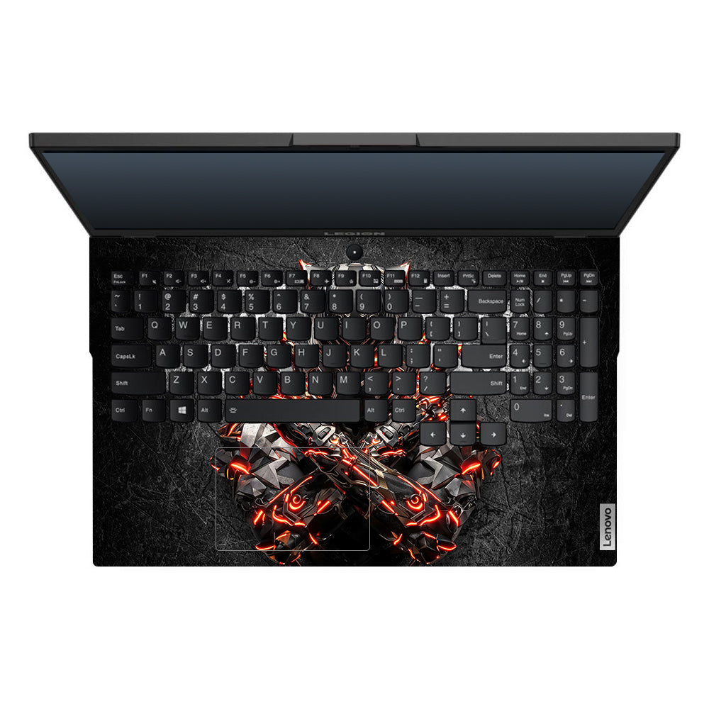 Black Panther Glowing Fury Lenovo Legion 5 15ARH05 Laptop Skin