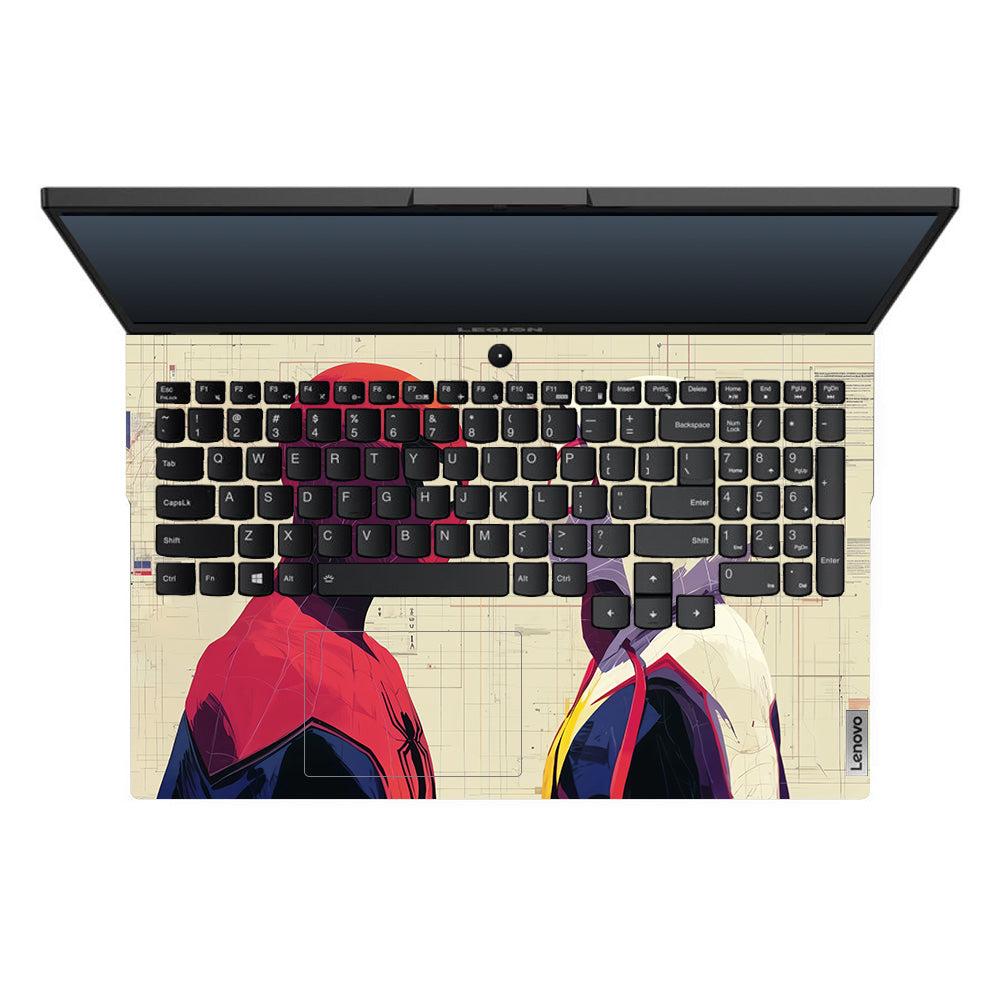 Spider Man X Spider Gwen Lenovo Legion 5 15ARH05 Laptop Skin