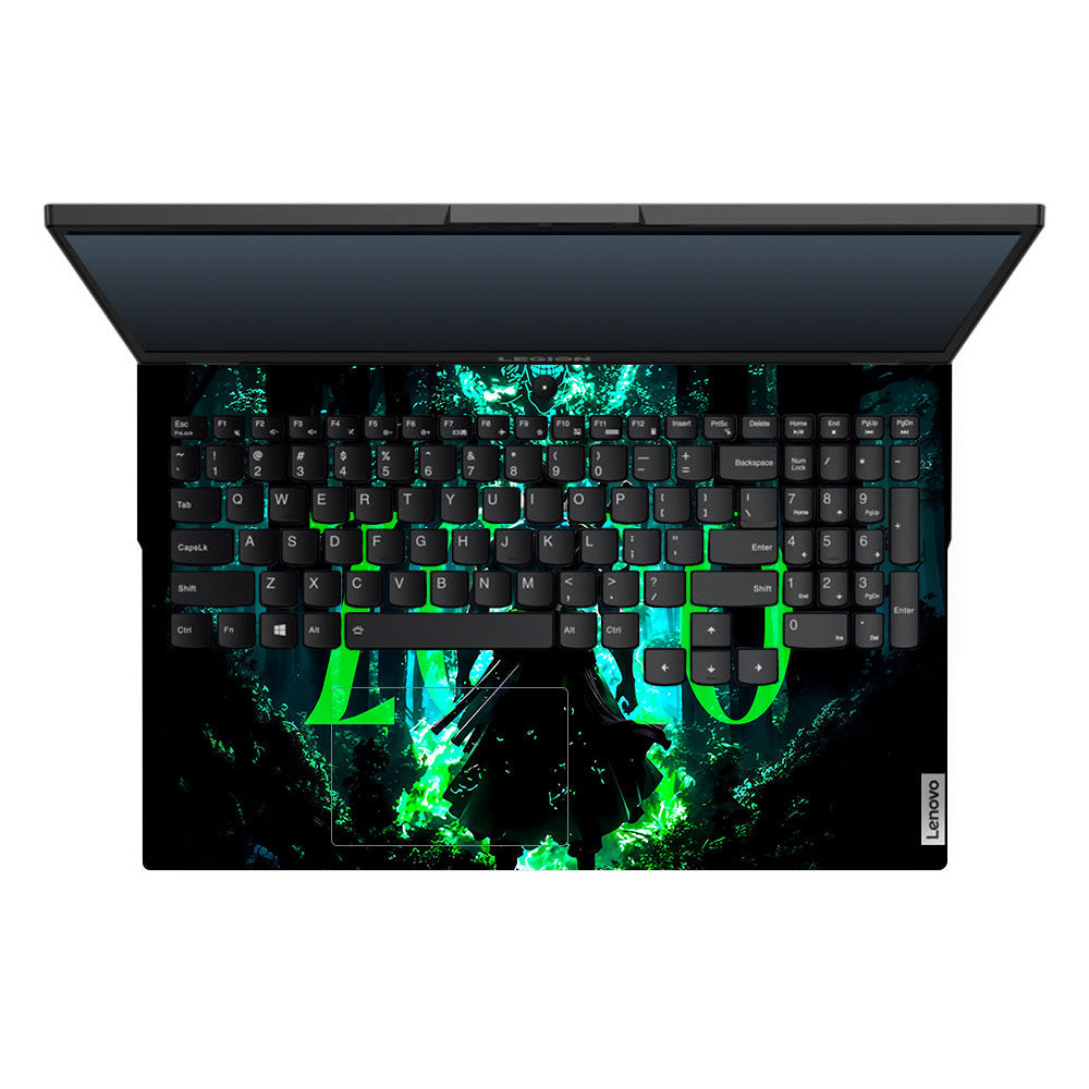 Zoro Green Aura Lenovo Legion 5 15ARH05 Laptop Skin