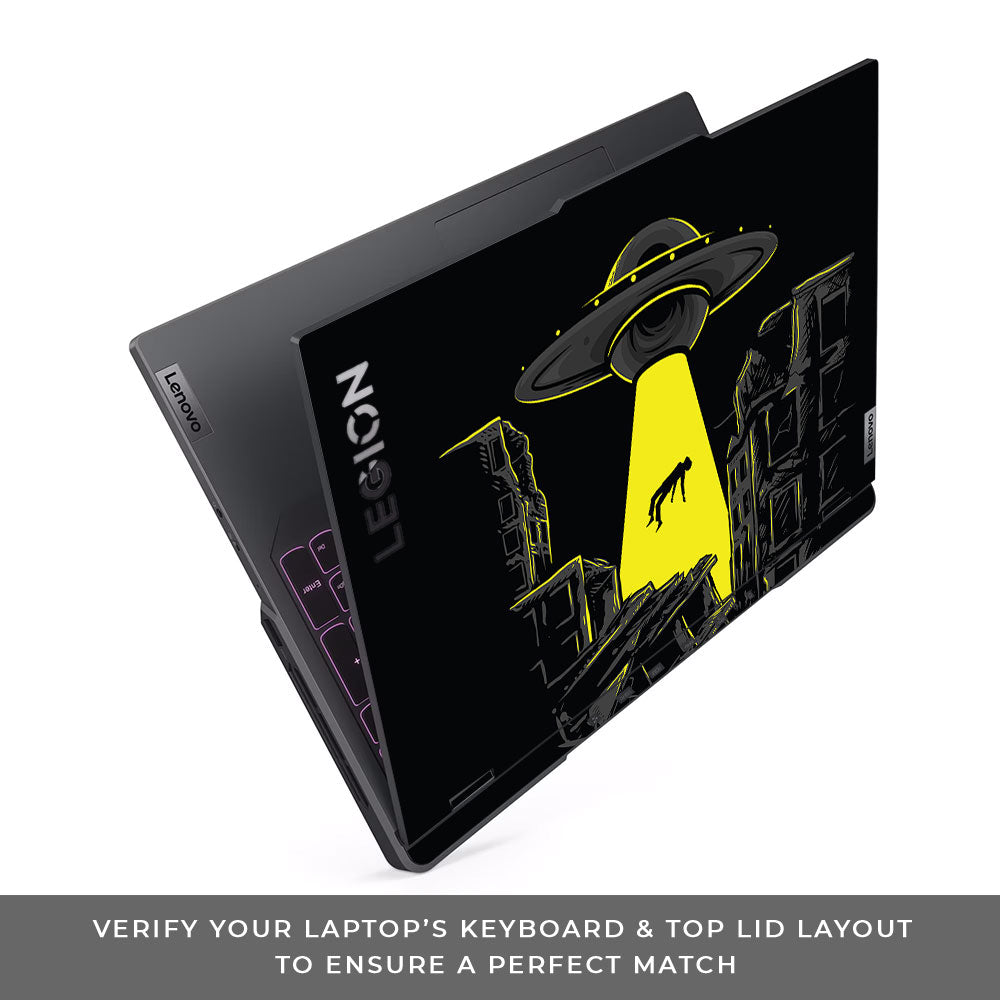 Alien Abduction Lenovo Legion 5 Pro 16IRX8 and 16IRX9 Laptop Skin