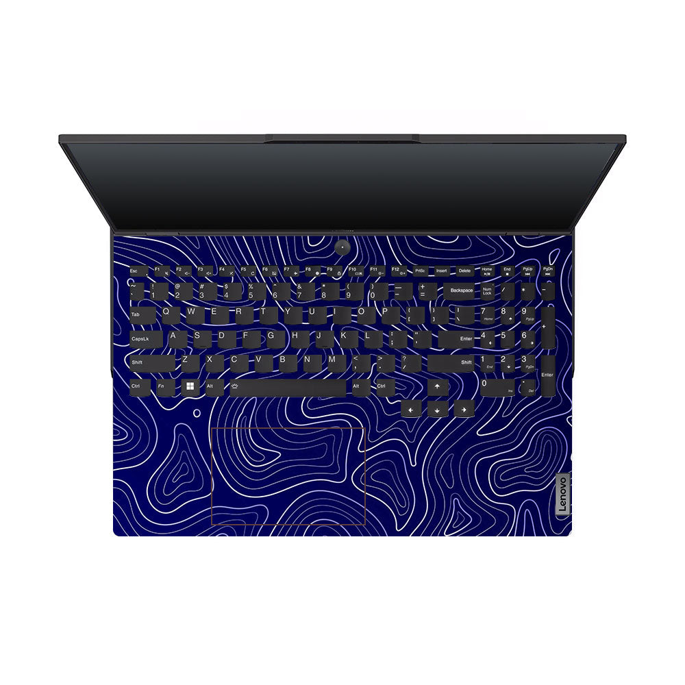Deep Blue Contour Depths Lenovo Legion 5 Pro 16IRX8 and 16IRX9 Laptop Skin