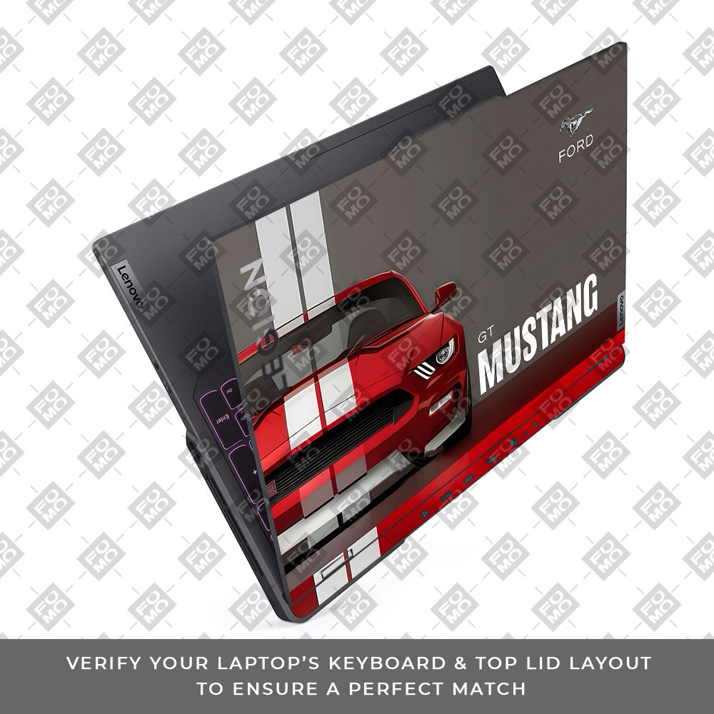 Ford GT Mustang Lenovo Legion 5 Pro 16IRX8 and 16IRX9 Laptop Skin