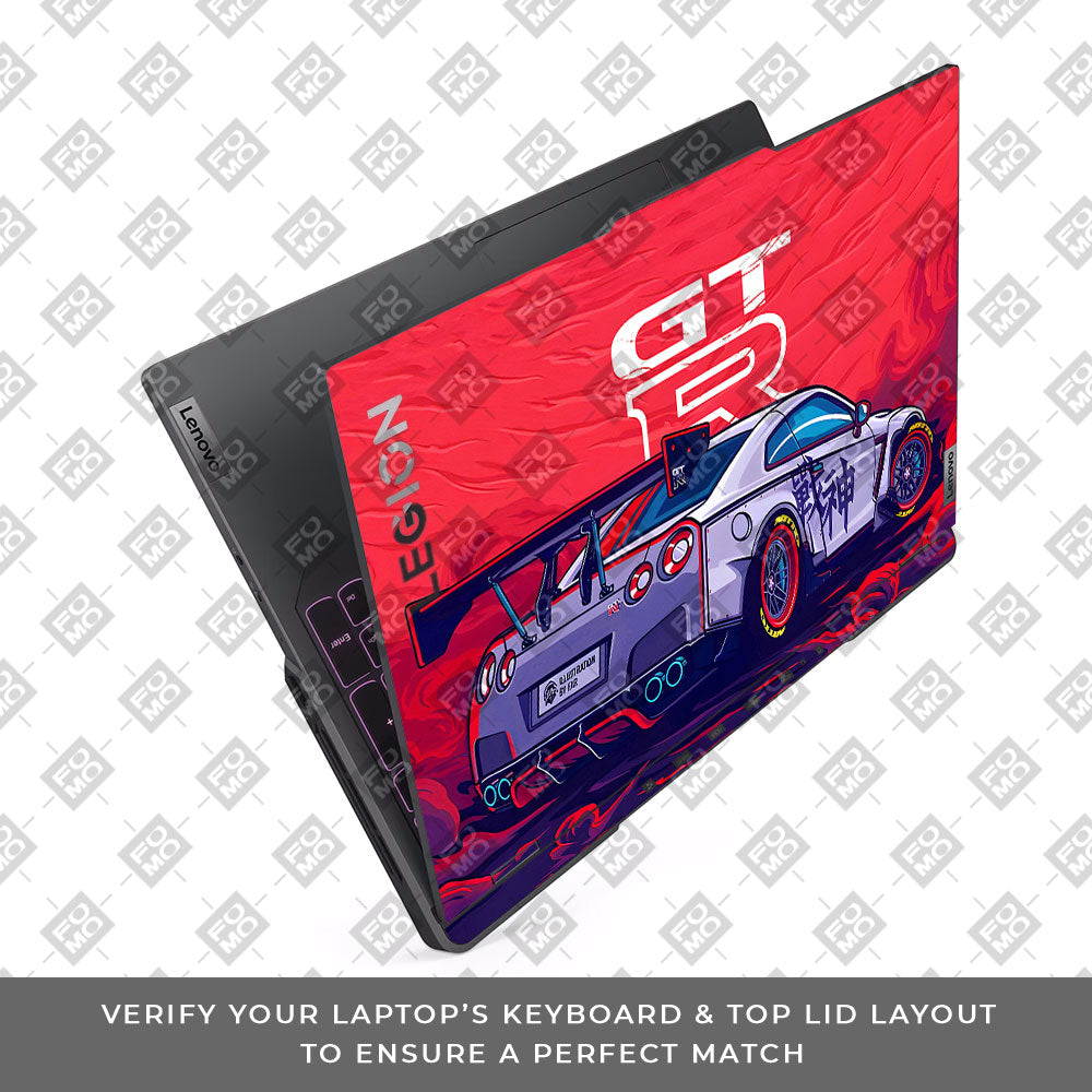 Nissan GTR Racing Edition Lenovo Legion 5 Pro 16IRX8 and 16IRX9 Laptop Skin