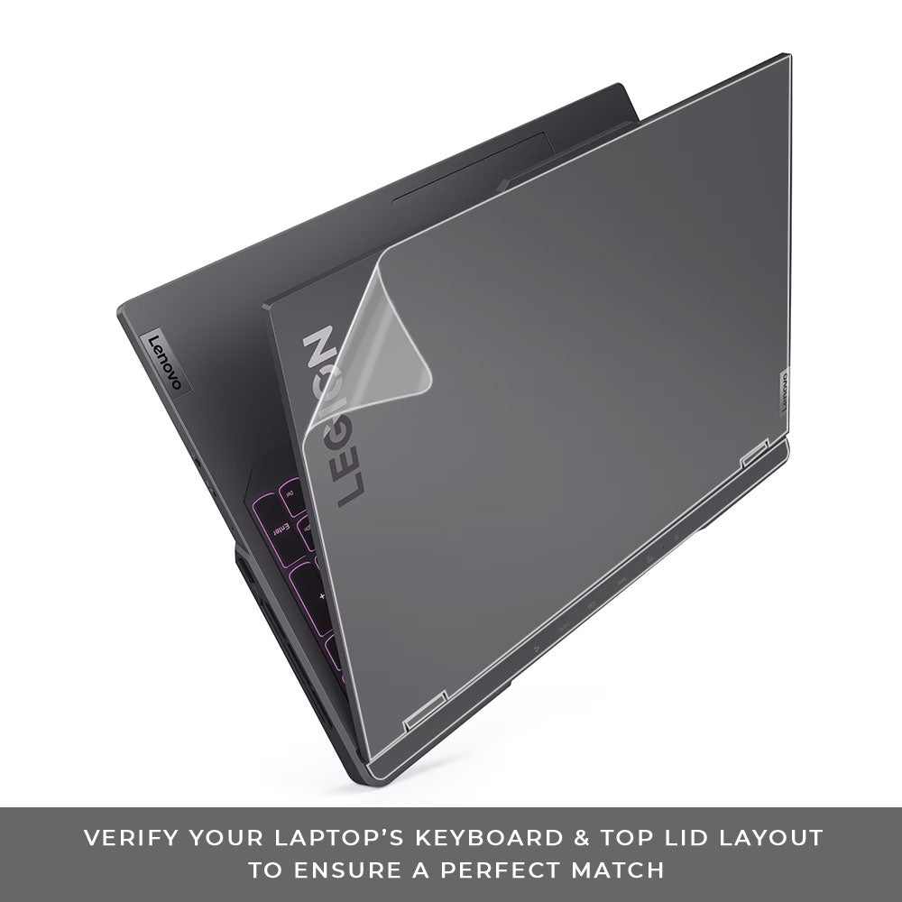 Lenovo Legion 5 Pro 16IRX8 and 16IRX9 Transparent Shockproof Laptop Skin