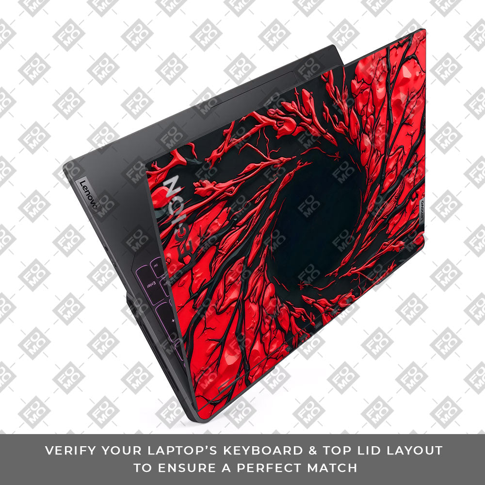 Spiderman Web Red Lenovo Legion 5 Pro 16IRX8 and 16IRX9 Laptop Skin
