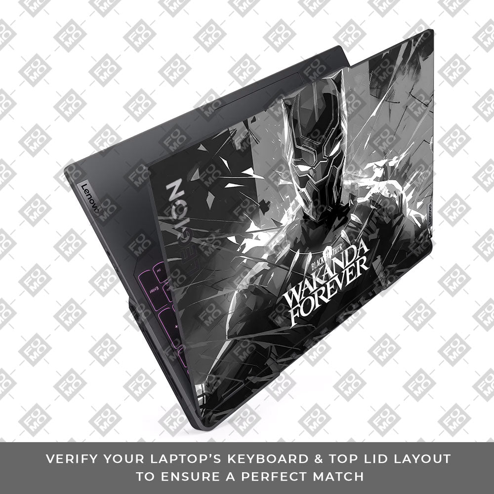 Black Panther Wakanda Forever Lenovo Legion 5 Pro 16IRX8 and 16IRX9 Laptop Skin