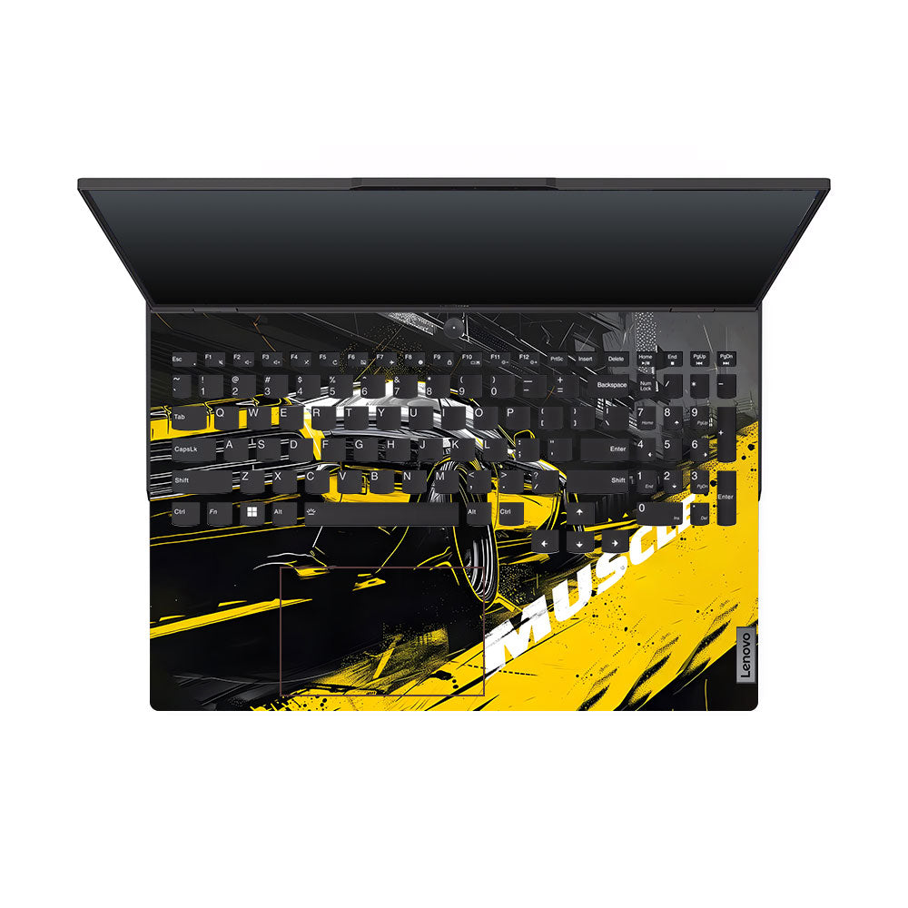 Black Muscle Lenovo Legion 5 Pro 16IRX8 and 16IRX9 Laptop Skin