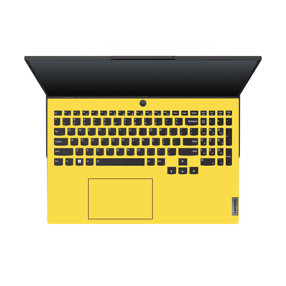 Textured Yellow Lenovo Legion 5 Pro 16IRX8 and 16IRX9 Laptop Skin