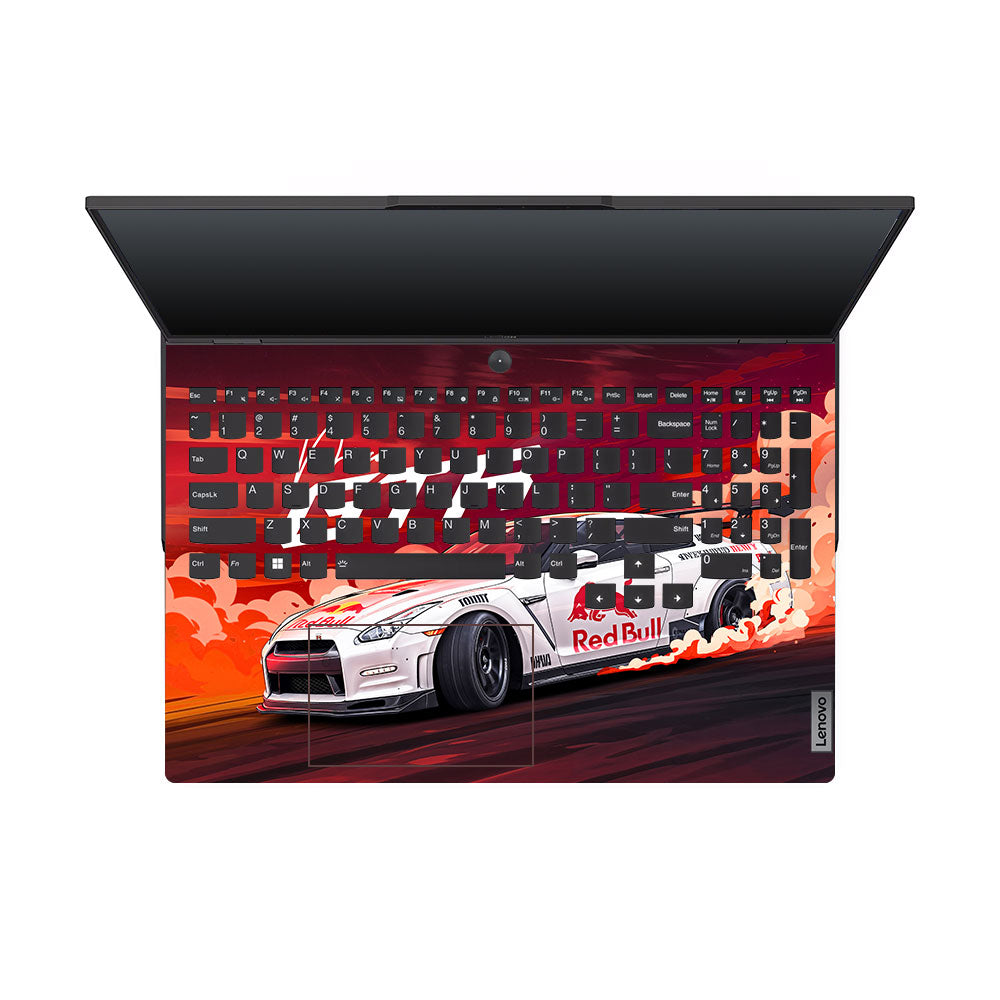 Nissan GTR Red Bull Drift Fury Lenovo Legion 5 Pro 16IRX8 and 16IRX9 3D Laptop Skin
