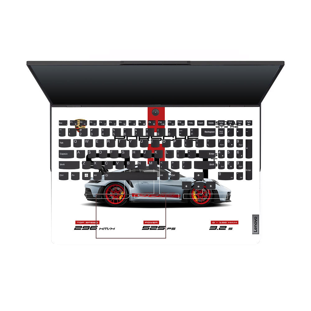 Porsche 911 GT3 RS Lenovo Legion 5 Pro 16IRX8 and 16IRX9 Laptop Skin