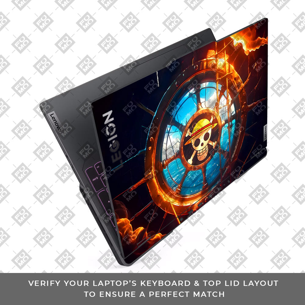 Straw Hat Pirates Emblem Lenovo Legion 5 Pro 16IRX8 and 16IRX9 Laptop Skin