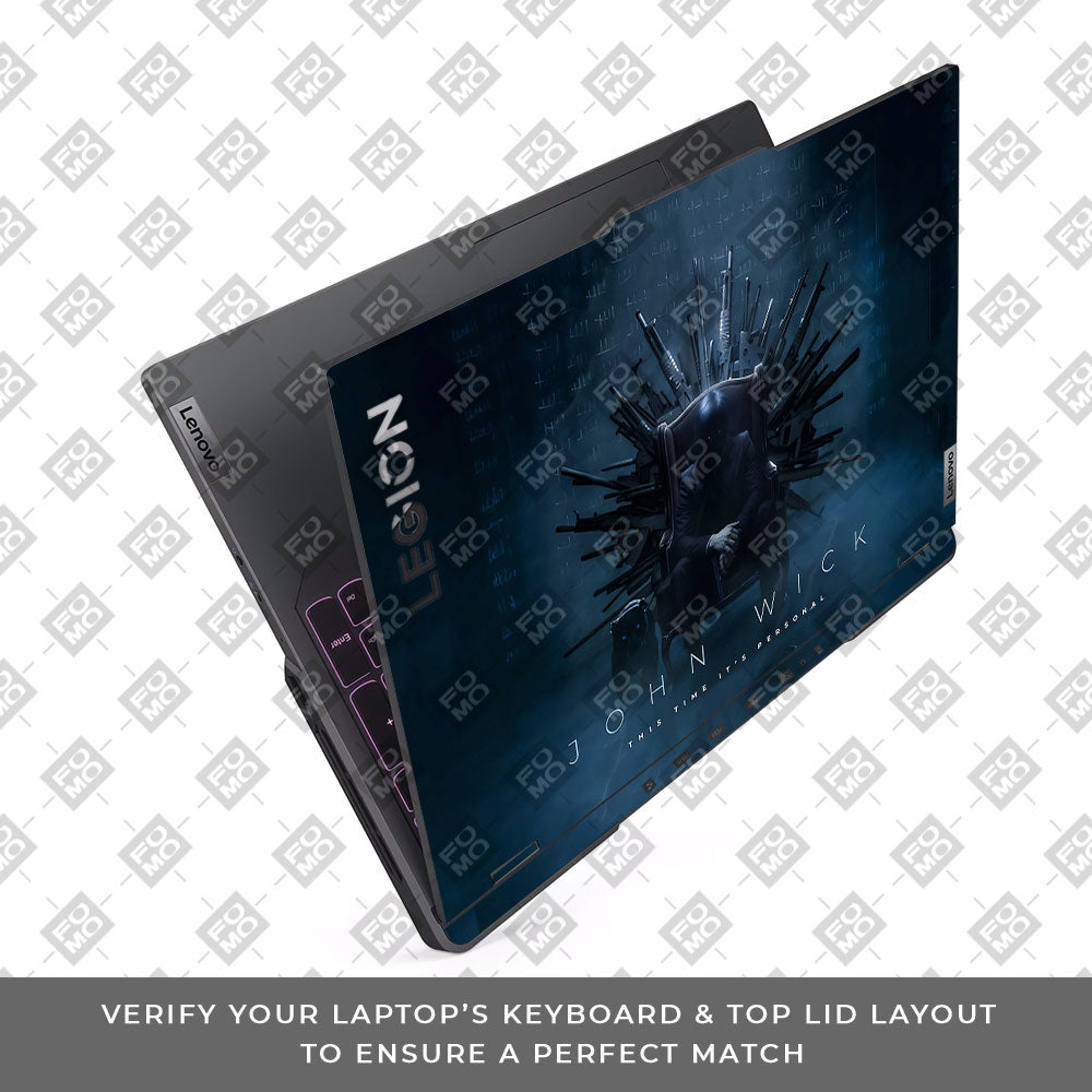 John Wick Assassin Lenovo Legion 5 Pro 16IRX8 and 16IRX9 Laptop Skin