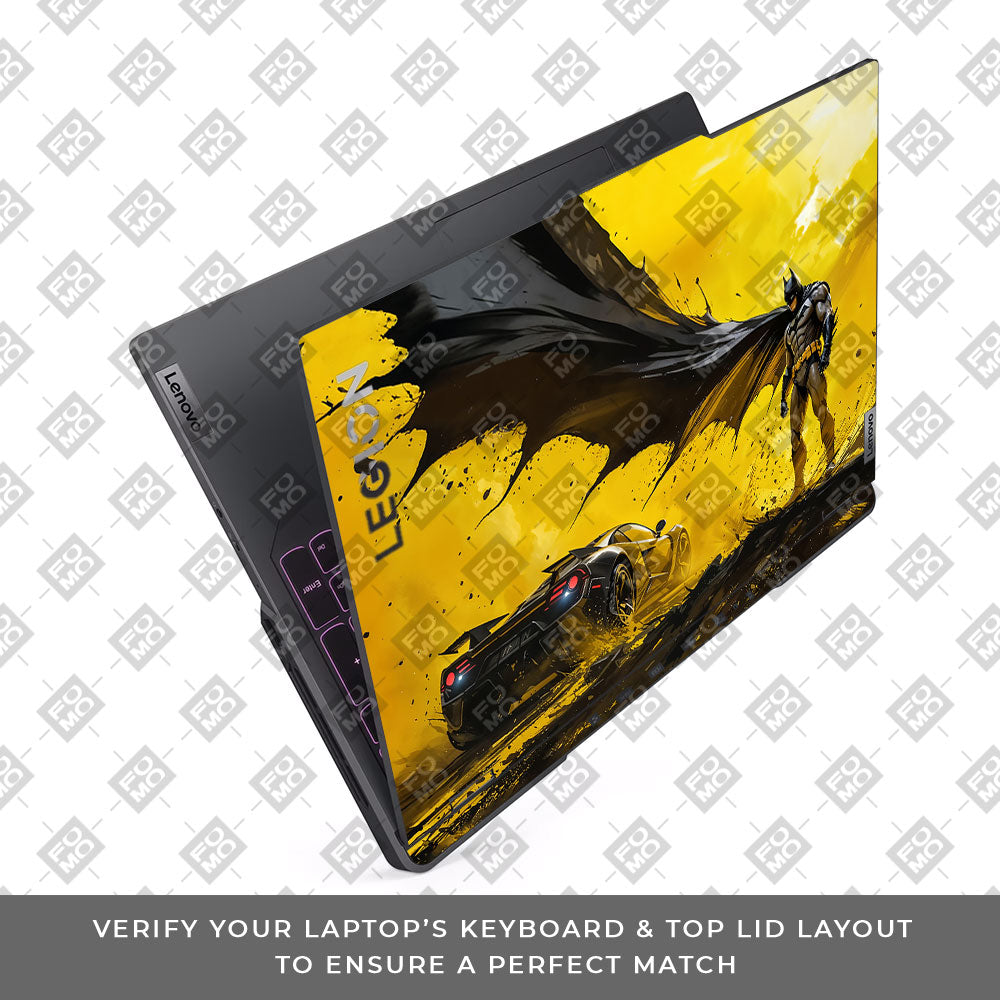 Dark Knight Velocity Lenovo Legion 5 Pro 16IRX8 and 16IRX9 Laptop Skin
