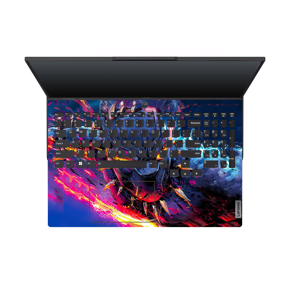 Vibranium Fury Wakandan Charge Lenovo Legion 5 Pro 16IRX8 and 16IRX9 Laptop Skin