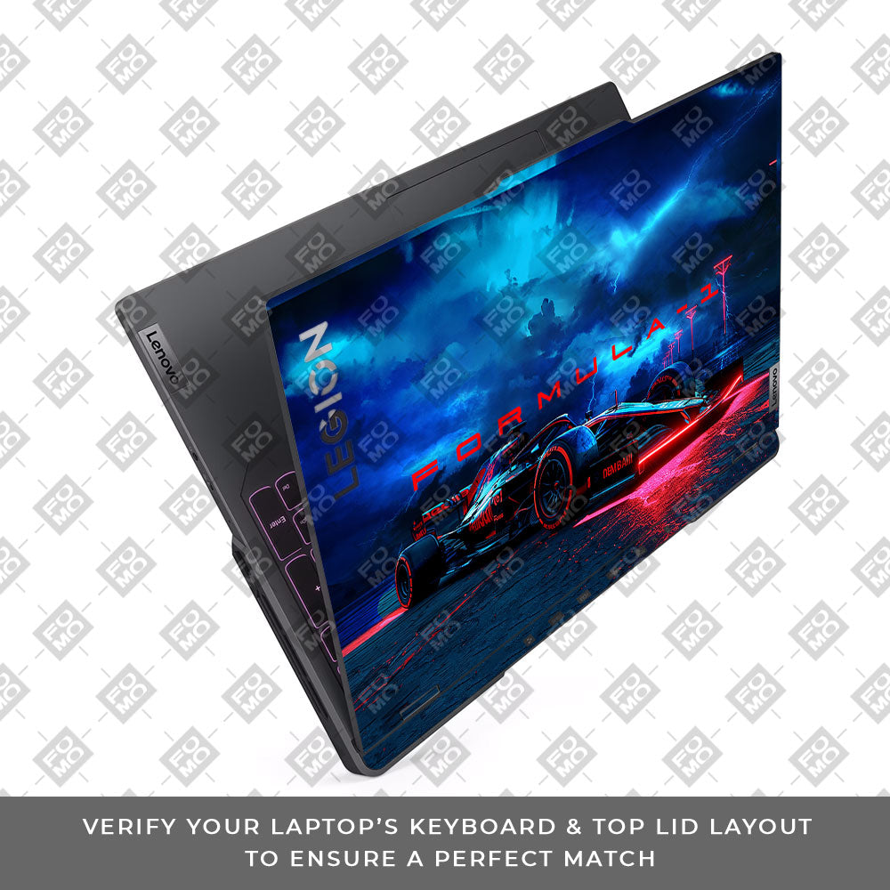 Fututristic Formula 1 Lenovo Legion 5 Pro 16IRX8 and 16IRX9 Laptop Skin