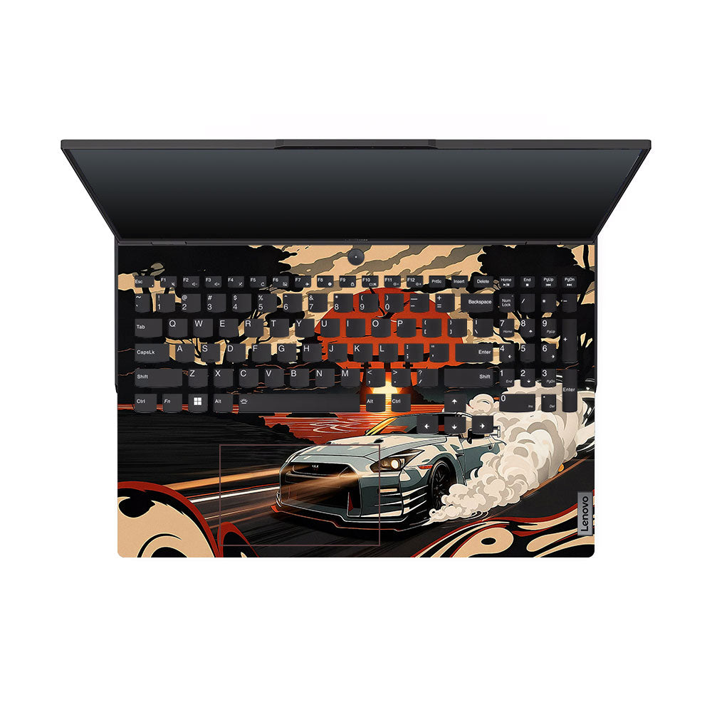 Samurai Rising Sun GTR Lenovo Legion 5 Pro 16IRX8 and 16IRX9 Laptop Skin