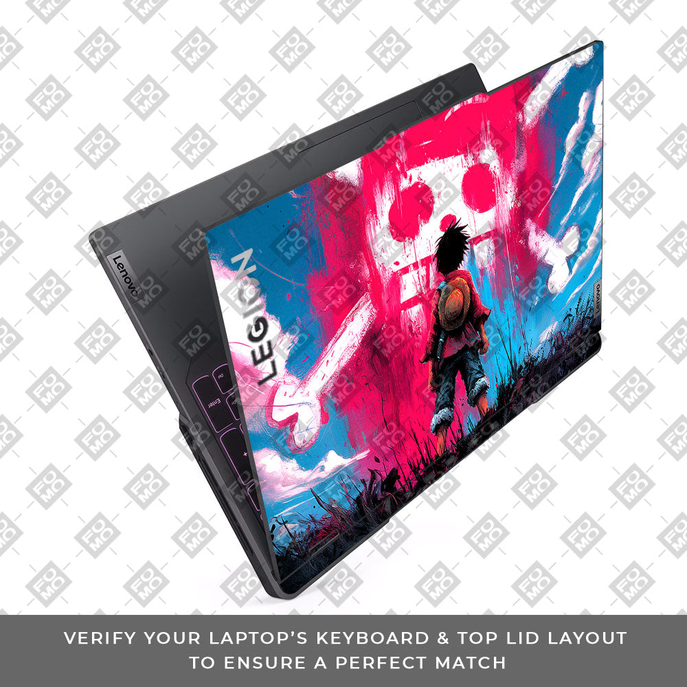 Straw Hat Graffiti One Piece Lenovo Legion 5 Pro 16IRX8 and 16IRX9 Laptop Skin