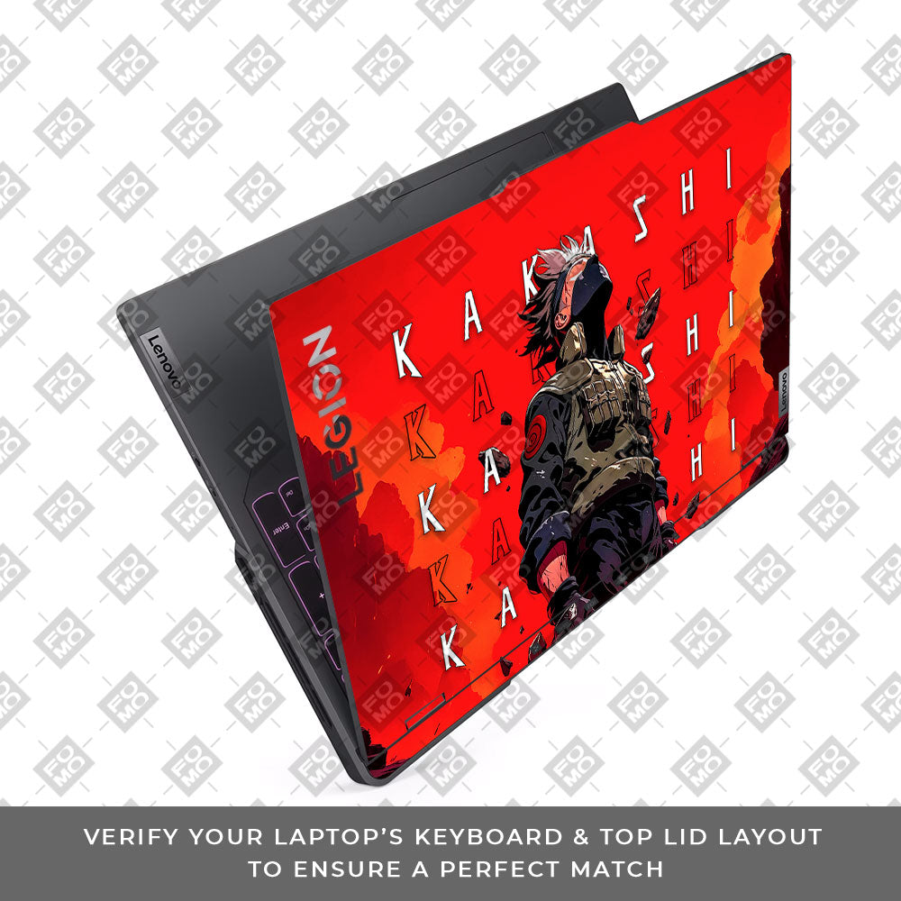 Kakashi Hatake Inferno Lenovo Legion 5 Pro 16IRX8 and 16IRX9 Laptop Skin