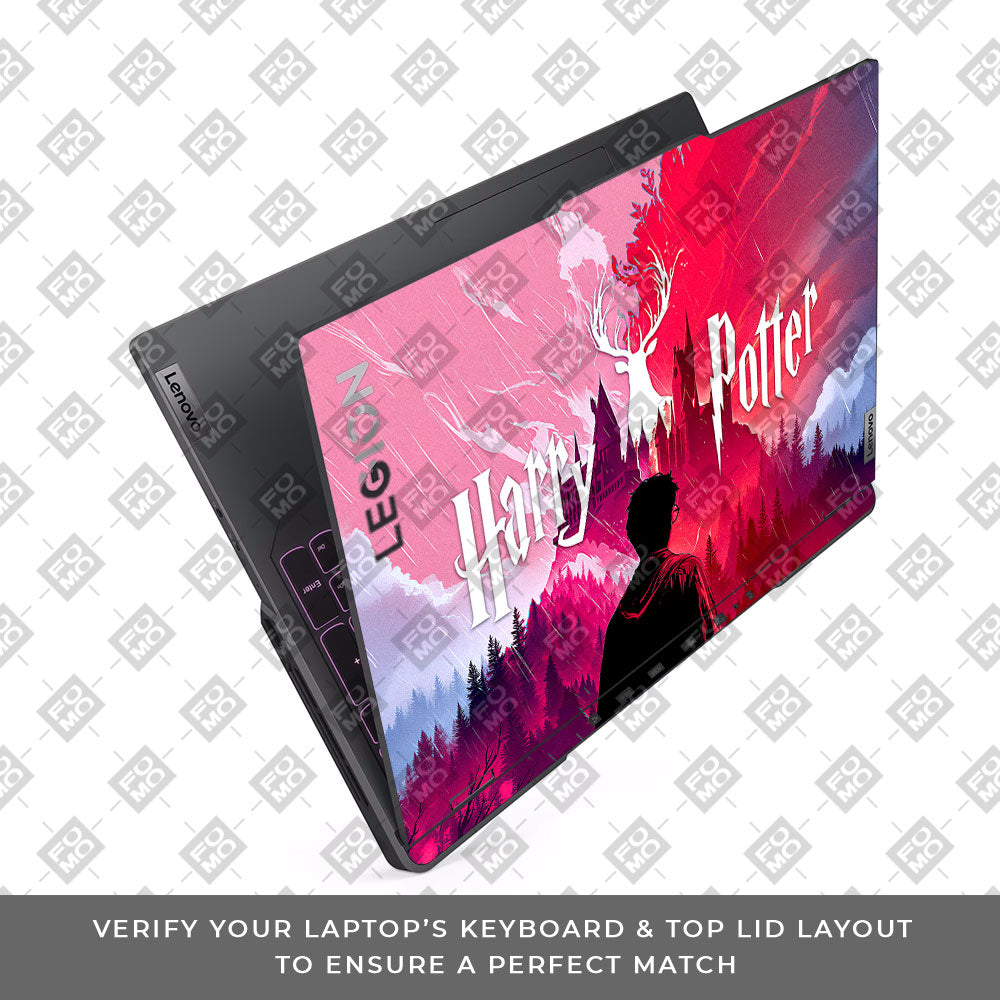 Harry Potter Magical Hogwarts Lenovo Legion 5 Pro 16IRX8 and 16IRX9 Laptop Skin