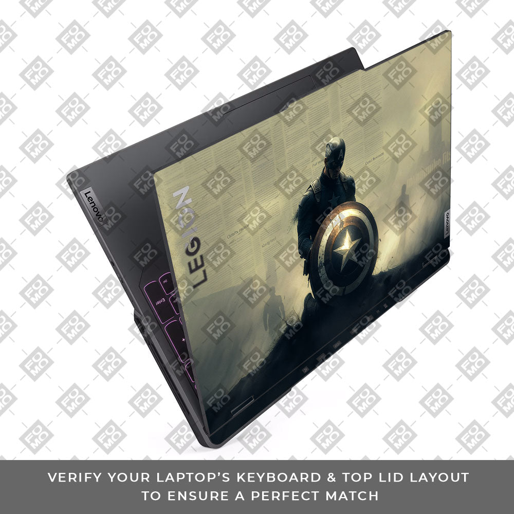 Captain's Valor Lenovo Legion 5 Pro 16IRX8 and 16IRX9 Laptop Skin