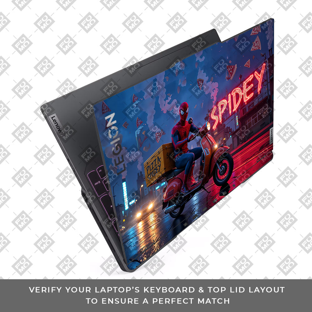 Pizza Spidey Lenovo Legion 5 Pro 16IRX8 and 16IRX9 Laptop Skin