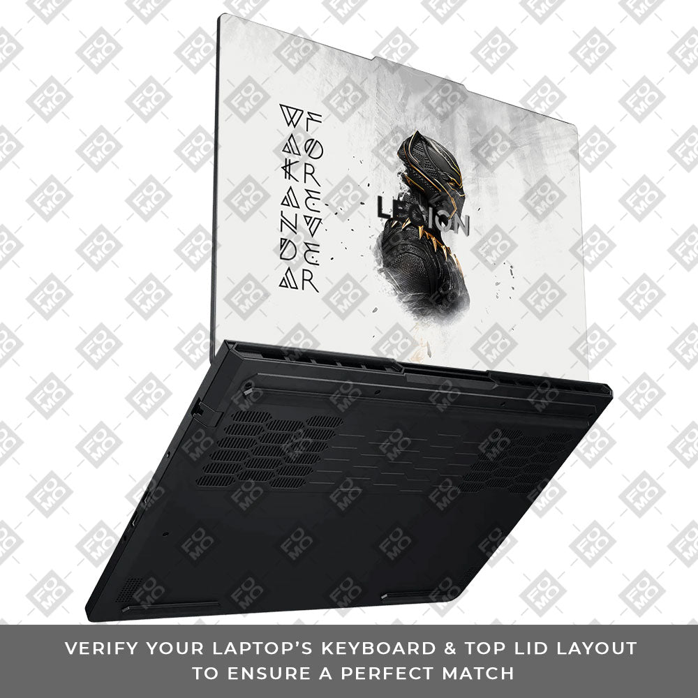 Wakanda Forever Black Panther Comic Lenovo Legion Pro 5 16ADR10 Laptop Skin