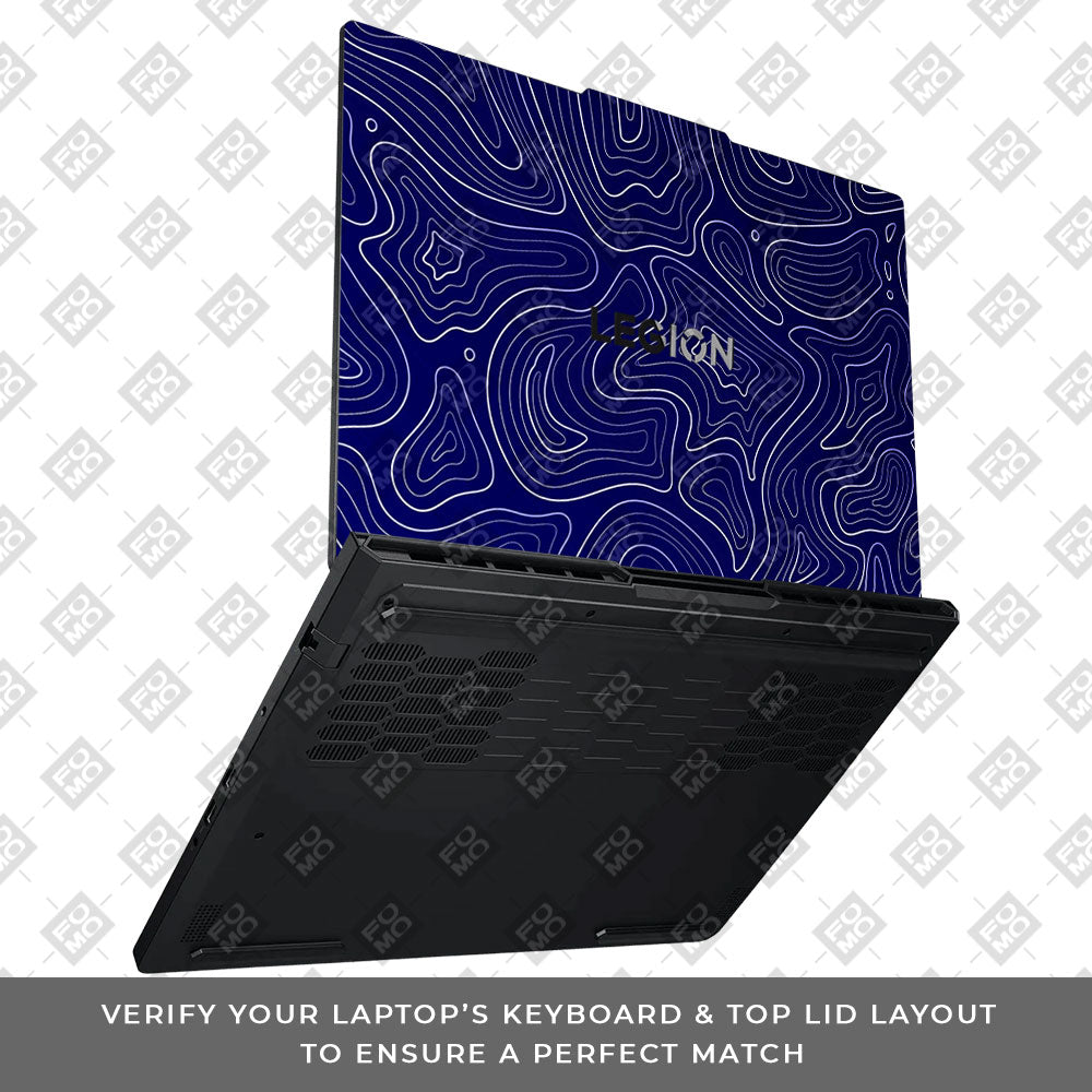 Deep Blue Contour Depths Lenovo Legion Pro 5 16ADR10 Laptop Skin