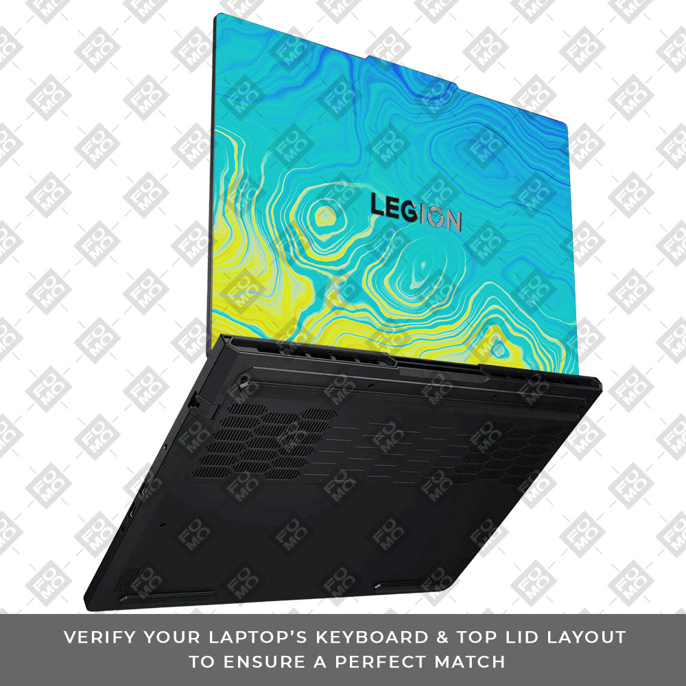 Ocean Gradient Waves Lenovo Legion Pro 5 16ADR10 Laptop Skin