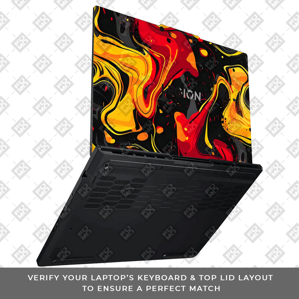 Lava Burst Lenovo Legion Pro 5 16ADR10 Laptop Skin