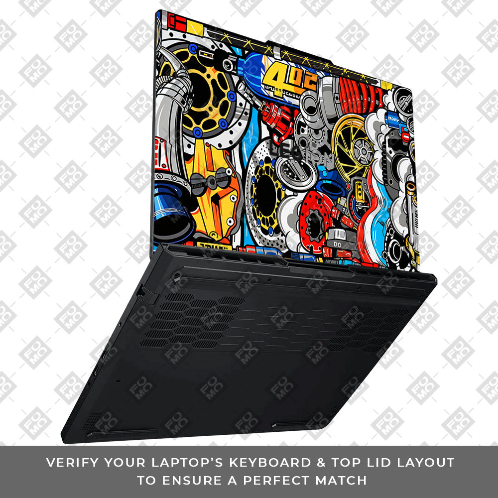 Mechanical Chaos Lenovo Legion Pro 5 16ADR10 Laptop Skin
