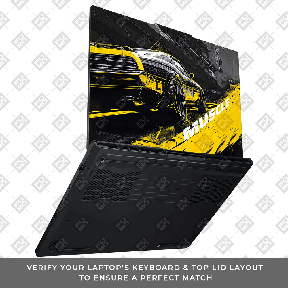 Black Muscle Lenovo Legion Pro 5 16ADR10 Laptop Skin