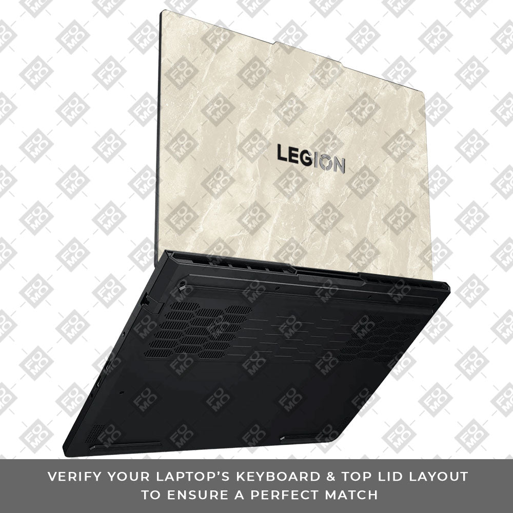 Textured Marble Lenovo Legion Pro 5 16ADR10 Laptop Skin