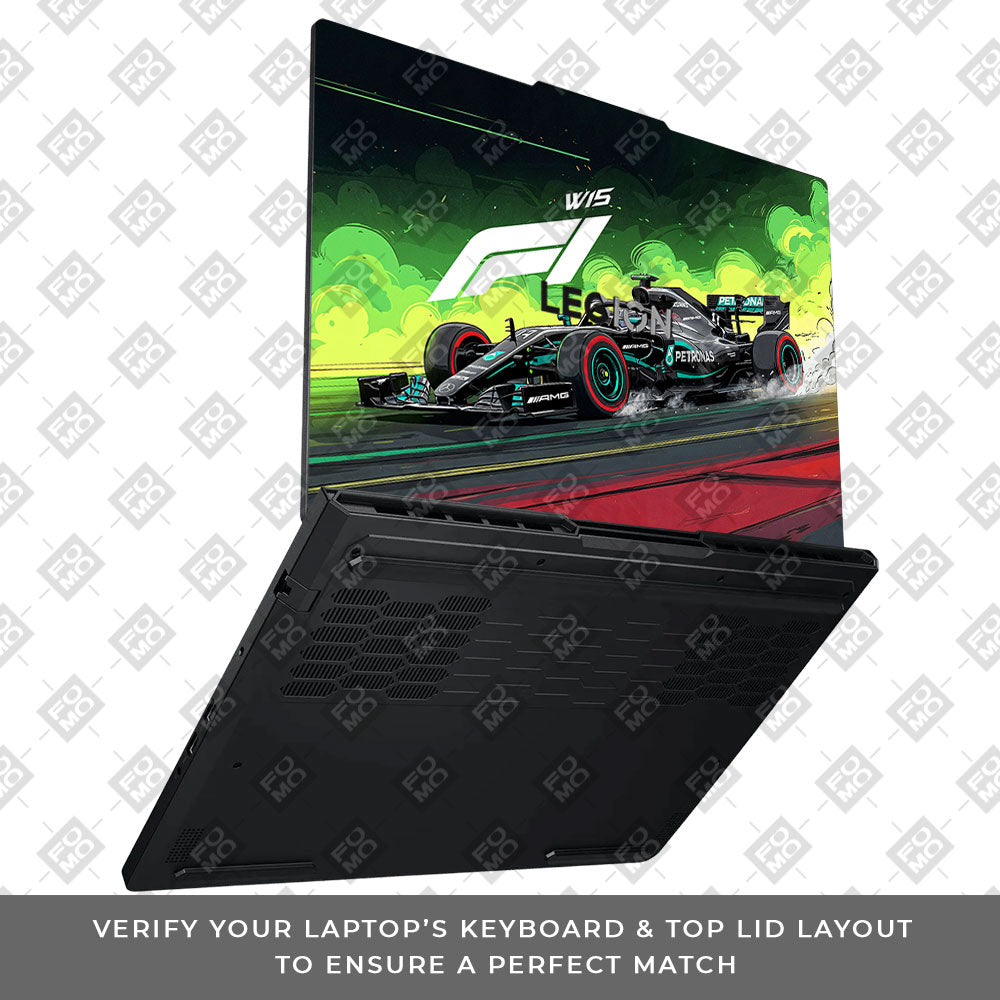 W15 F1 Red Bull x AMG Velocity Lenovo Legion Pro 5 16ADR10 Laptop Skin