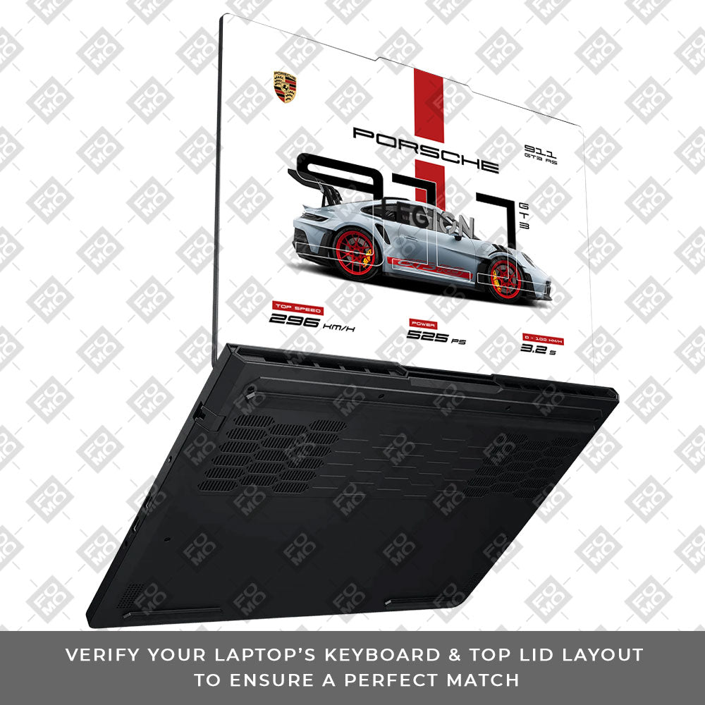 Porsche 911 GT3 RS Lenovo Legion Pro 5 16ADR10 Laptop Skin