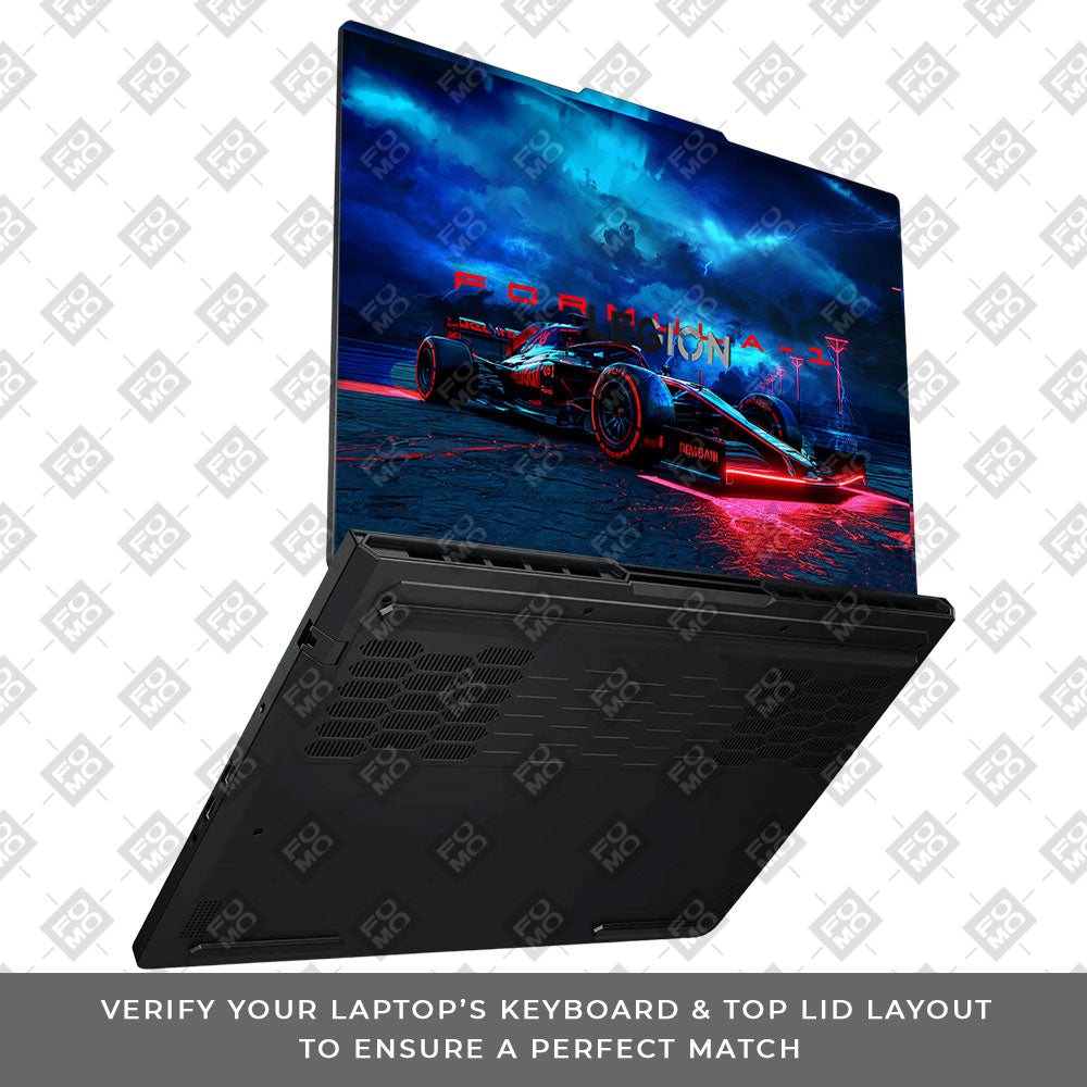 Fututristic Formula 1 Lenovo Legion Pro 5 16ADR10 Laptop Skin