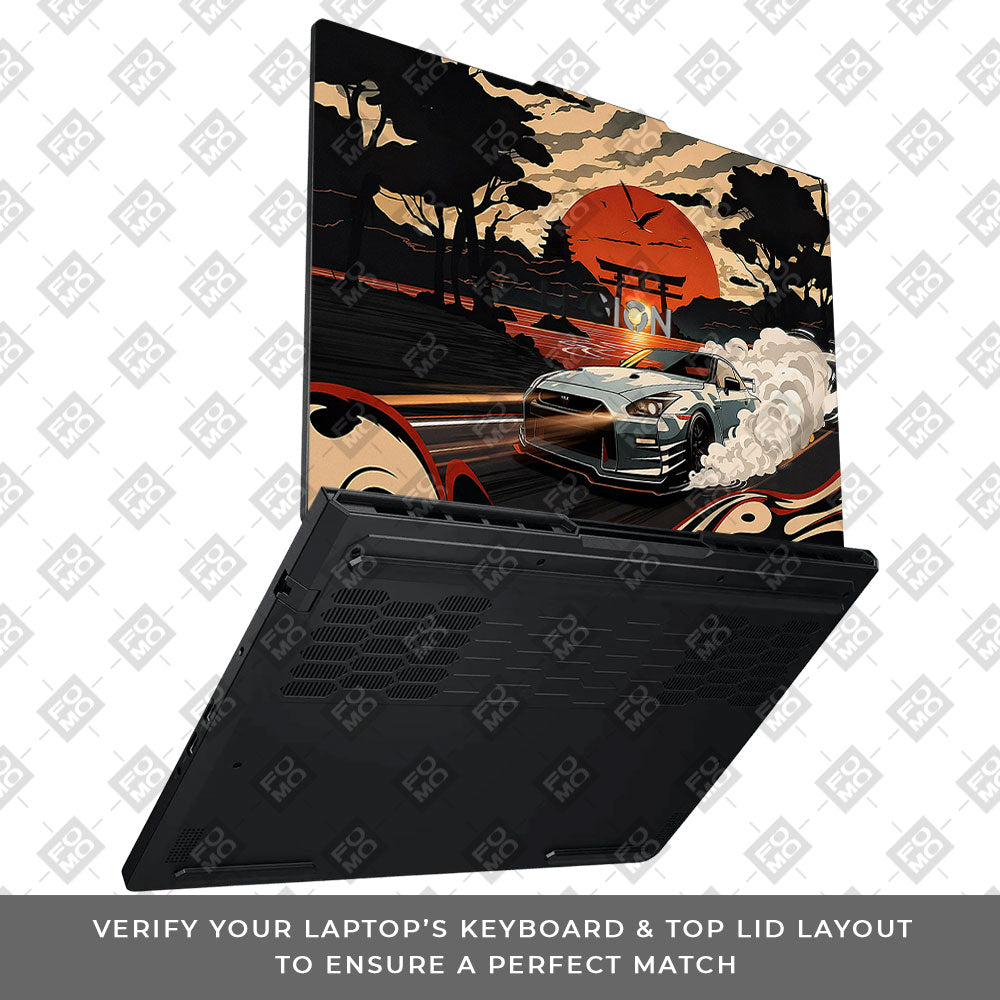 Samurai Rising Sun GTR Lenovo Legion Pro 5 16ADR10 Laptop Skin