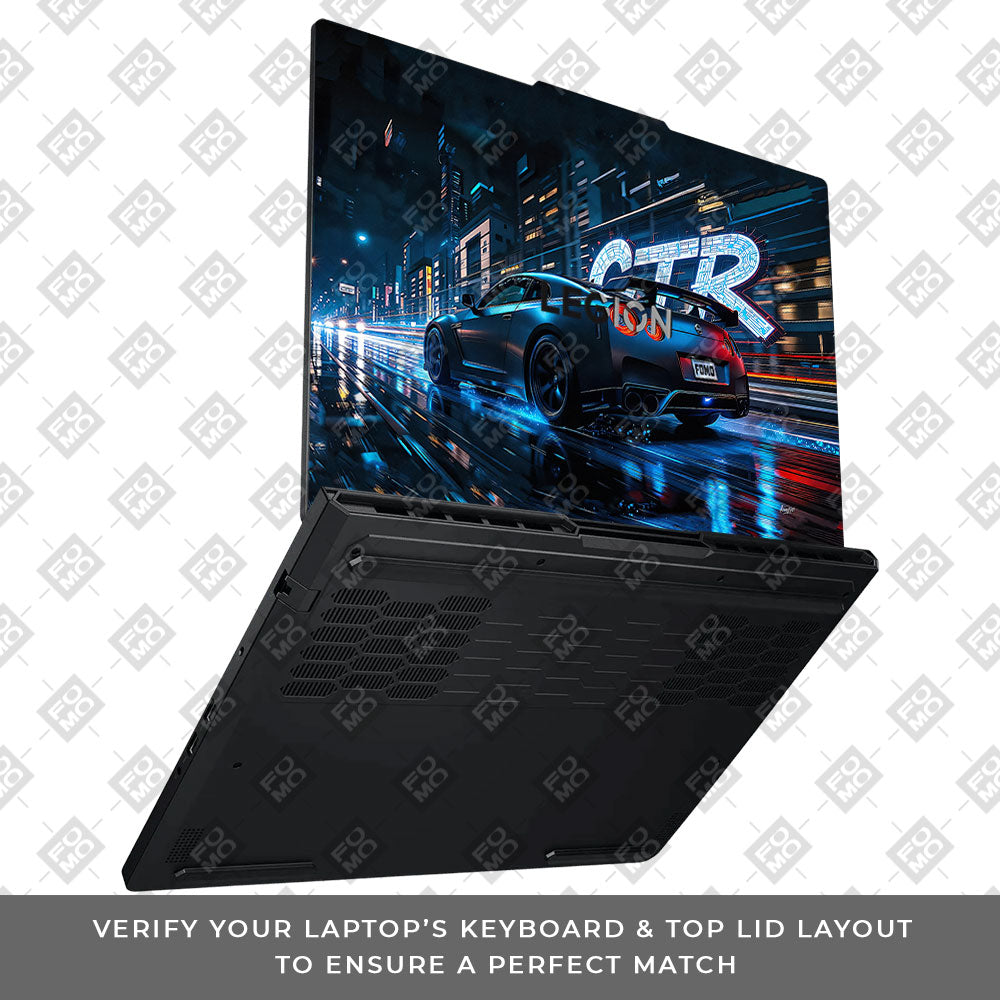 Neon GTR Nights Lenovo Legion Pro 5 16ADR10 Laptop Skin