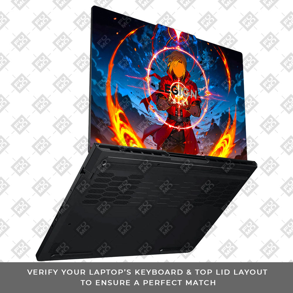 Edward Elric Fullmetal Alchemist Lenovo Legion Pro 5 16ADR10 Laptop Skin