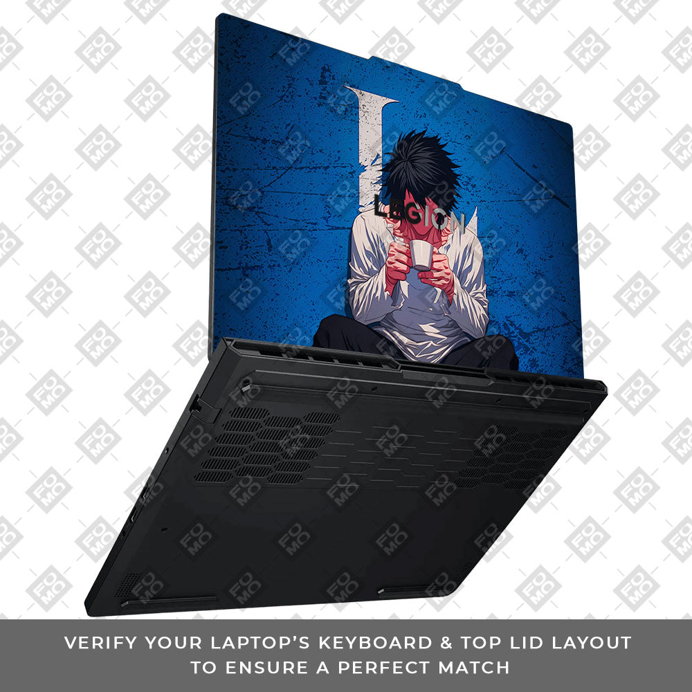 Death Note L Lawliet Lenovo Legion Pro 5 16ADR10 Laptop Skin
